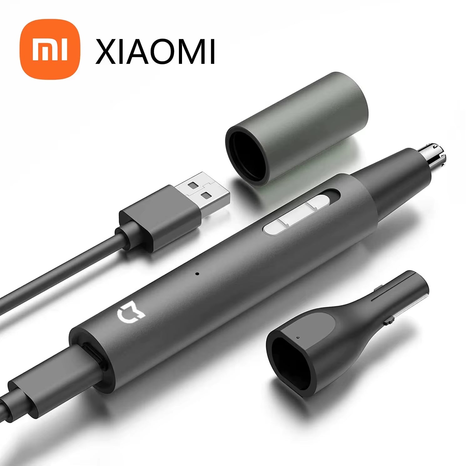Mijia Electric Nose Ear Hair Trimmer for Men Painless Rechargeable Sideburns Eyebrows Beard 3 in 1 Hair Clipper Shaver