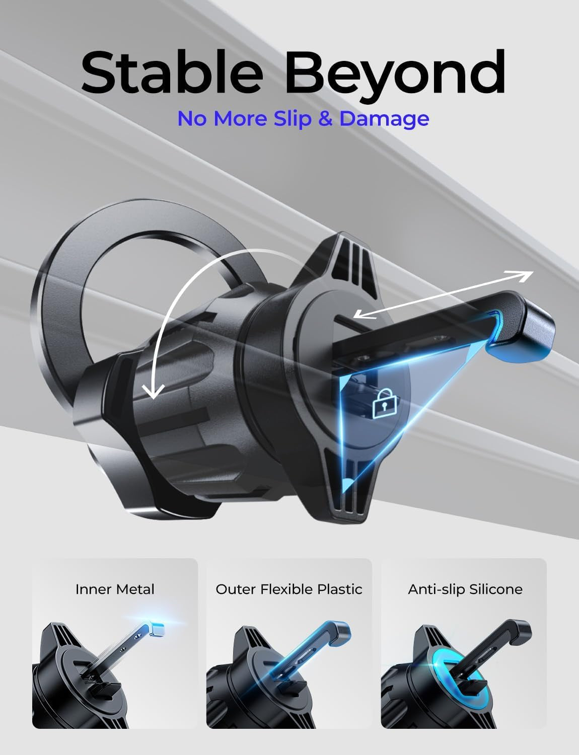 for Magsafe Car Mount Magnetic Car Phone Holder [95% Increase Magnetism] for Iphone 17 Your Car Accessories for Men Truck 360 Vent Phone Mount for Garmin GPS Fit Iphone 17 Pro Max Air 16 15